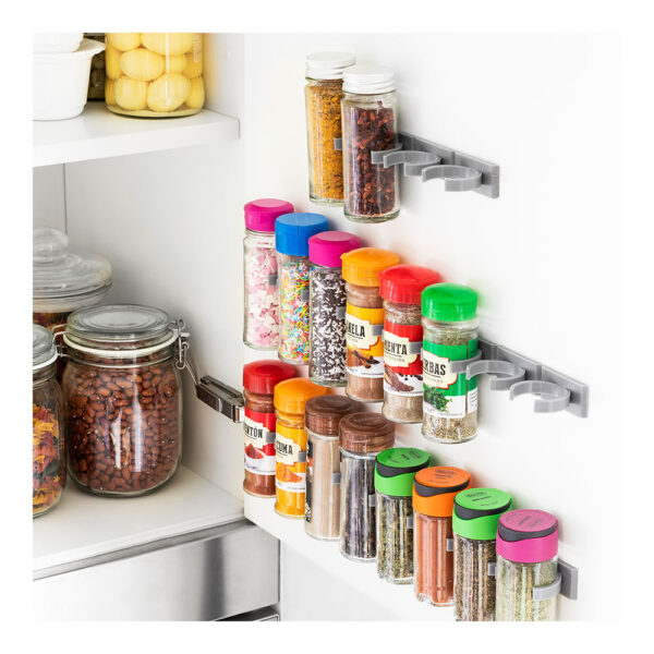 ORGANIZADOR DE ESPECIAS ADHESIVO Y DIVISIBLE JARLOCK V0103336 INNOVAGOODS - Imagen 4