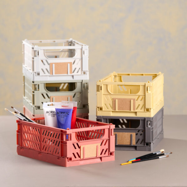 CAJA ALMACENAJE PLEGABLE 25x16.5x10cm SET 2 PIEZAS - Imagen 5
