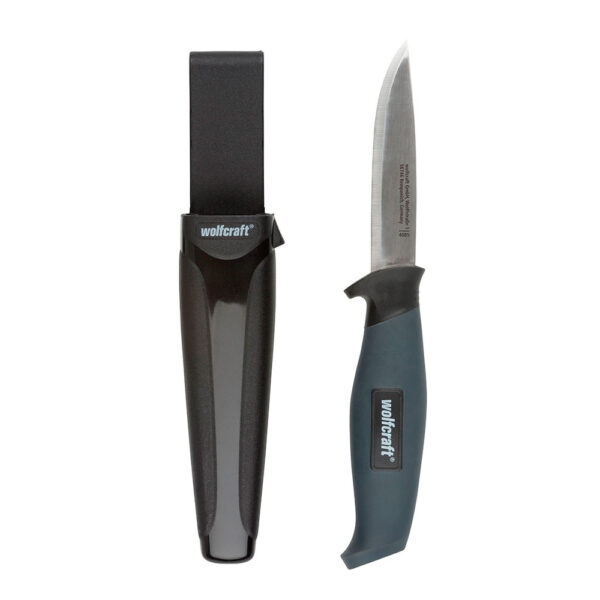 CUCHILLO DE EXTERIOR CON ESTUCHE 4085000 WOLFCRAFT - Imagen 2