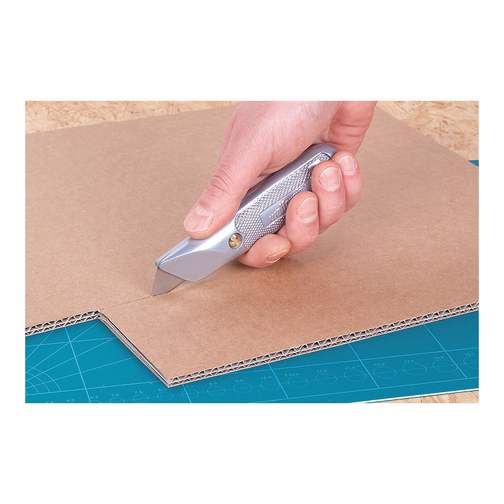 CÚTER DE CUCHILLA FIJA ESTÁNDAR 4150000 WOLFCRAFT - Imagen 2