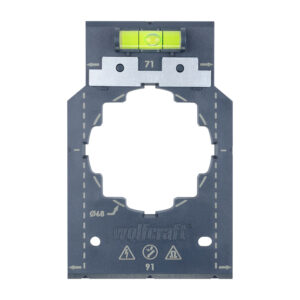 PLANTILLA PARA MARCAR Y ALINEAR, PARA MEDIDAS DE 71 Y 91mm 5975000 WOLFCRAFT
