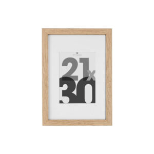 MARCO DE FOTOS EN MADERA NATURAL 21x30cm