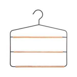 PERCHA MADERA PARA PANTALON 36x34,5x1,3cm COLORES / MODELOS SURTIDOS