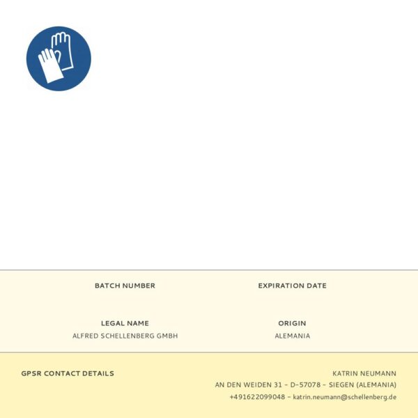 RECOGEDOR EXTERIOR ABATIBLE 34x188x156mm BLANCO GIRATORIO 180° CON 5,3m DE CINTA SCHELLENBERG - Imagen 2