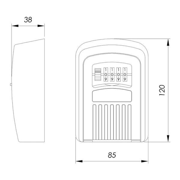 GUARDALLAVES DE PARED G1 IFAM - Imagen 6