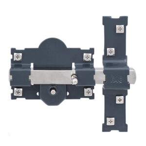 CERROJO 101-R/105 B-70mm. CON BOTÓN,PINTADO F01559 FAC