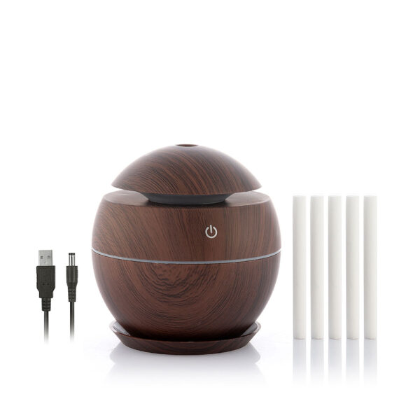 MINI HUMIDIFICADOR DIFUSOR DE AROMAS DARK WALNUT INNOVAGOODS - Imagen 2