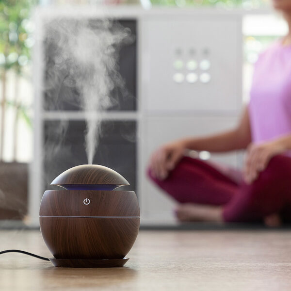 MINI HUMIDIFICADOR DIFUSOR DE AROMAS DARK WALNUT INNOVAGOODS - Imagen 3