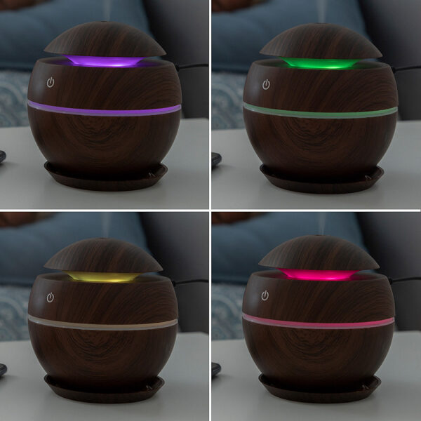 MINI HUMIDIFICADOR DIFUSOR DE AROMAS DARK WALNUT INNOVAGOODS - Imagen 6