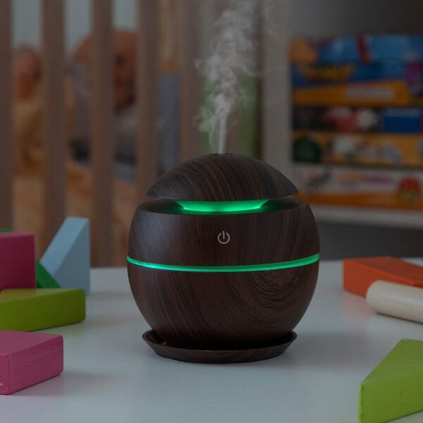MINI HUMIDIFICADOR DIFUSOR DE AROMAS DARK WALNUT INNOVAGOODS - Imagen 7
