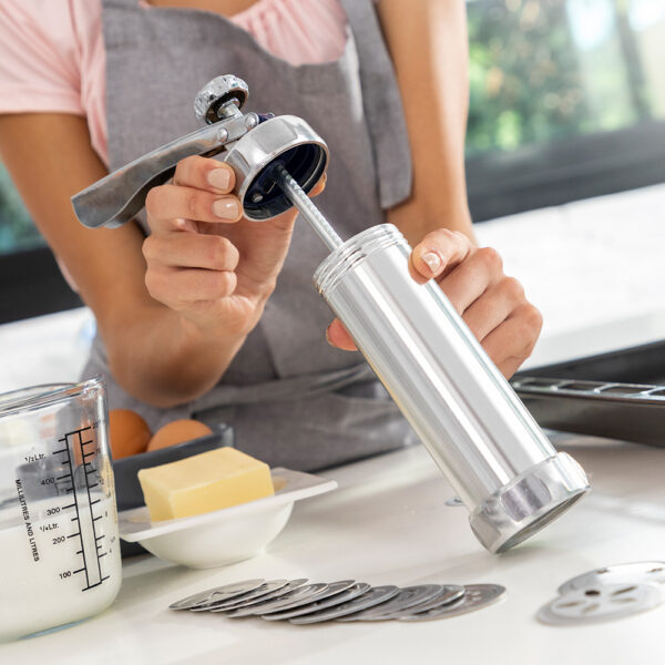 MÁQUINA PARA HACER GALLETAS Y MANGA PASTELERA 2 EN 1 PREKIES V0103383 INNOVAGOODS - Imagen 7