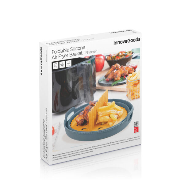 CESTA DE SILICONA PLEGABLE PARA FREIDORA DE AIRE V0103780 INNOVAGOODS - Imagen 3
