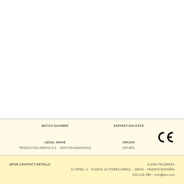 UHU POLY MAX® CRISTAL EXPRESS 115g REF. 6310615 - Imagen 3