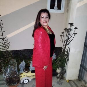 Traje chaqueta de lentejuelas