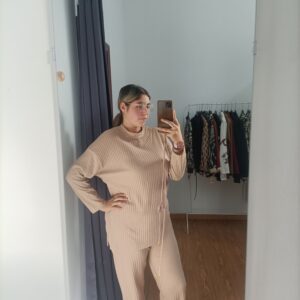 Conjuntos canalé fino