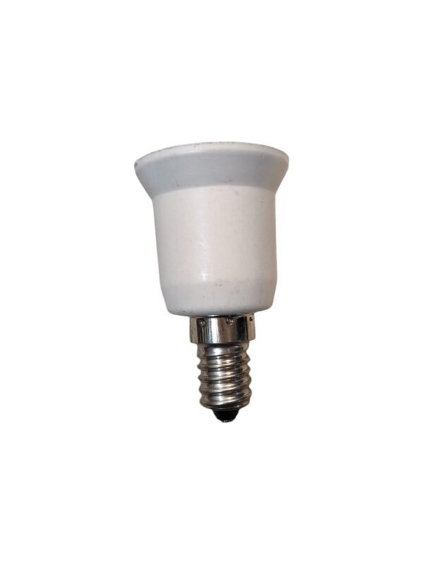 ADAPTADOR E14 MACHO E27 HEMBRA