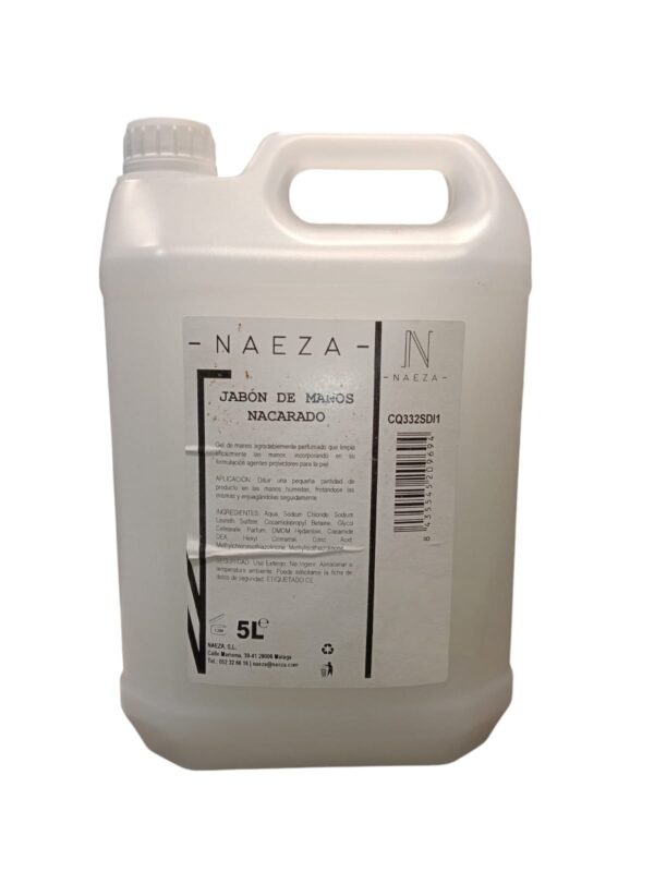 Jabon de manos Nacarado 5lt