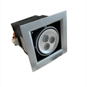 [LIQUIDACIÓN] Downlight leds 3x1W retangular blanco