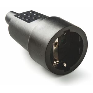 [LIQUIDACIÓN] Base aerea shucko hembra negra Famatel 16A