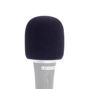 Espuma Antiviento Microfono NEGRA