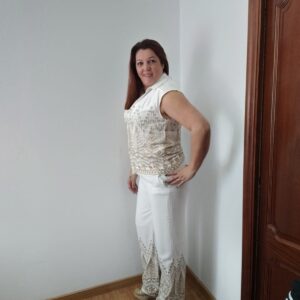 Conjunto Paraíso hilo bordado oro 3 colores