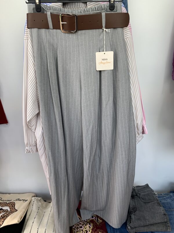 Pantalones anchos de ralla 6 colores - Imagen 7