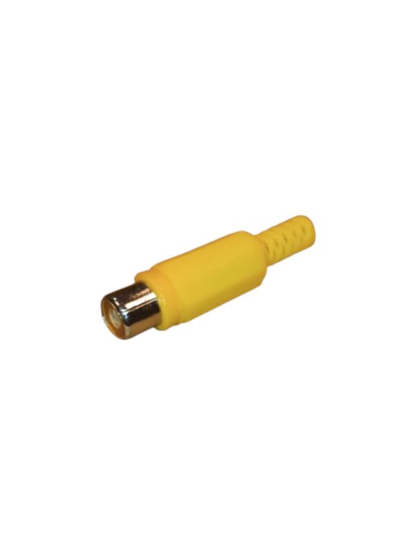 conector RCAH amarillo hembra