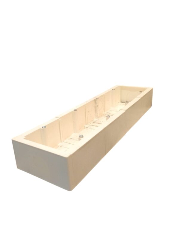 Caja superficie enlazable blanco