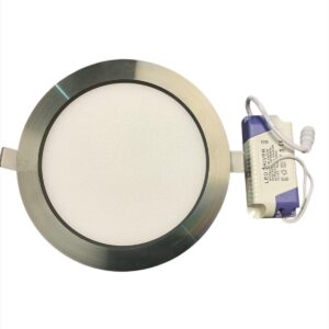 [LIQUIDACIÓN] placa led 12w marco negro 6000k