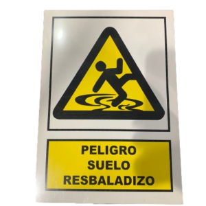 [LIQUIDACIÓN] CARTEL PVC PELIGRO SUELO RESBALADIZO