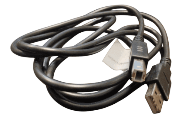 Cable USB 2.0 A a USB B 1mts NEGRO LowCost