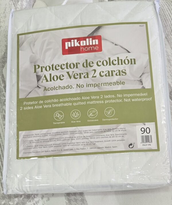 Protector acolchado Aloe Vera transpirable