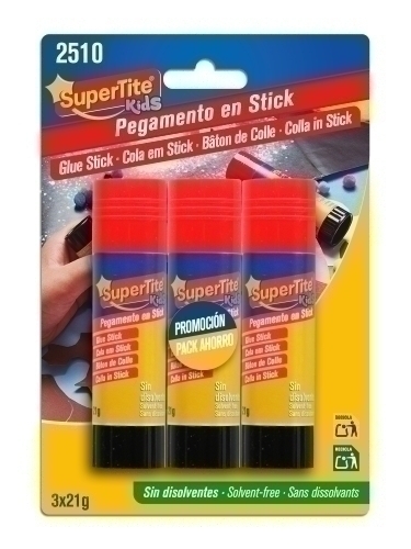 BARRA PEGAMENTO SUPERTITE 21g BLISTER DE 3