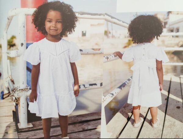 VESTIDO PLUMETI BLANCO