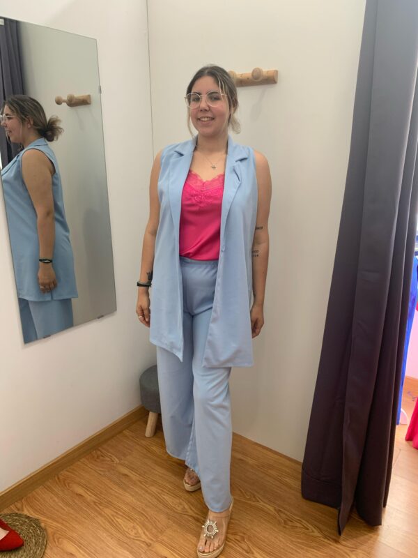 Conjunto chaleco 3 colores