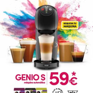 CAFETERA DELONGHI DOLCE GUSTO GENIO S