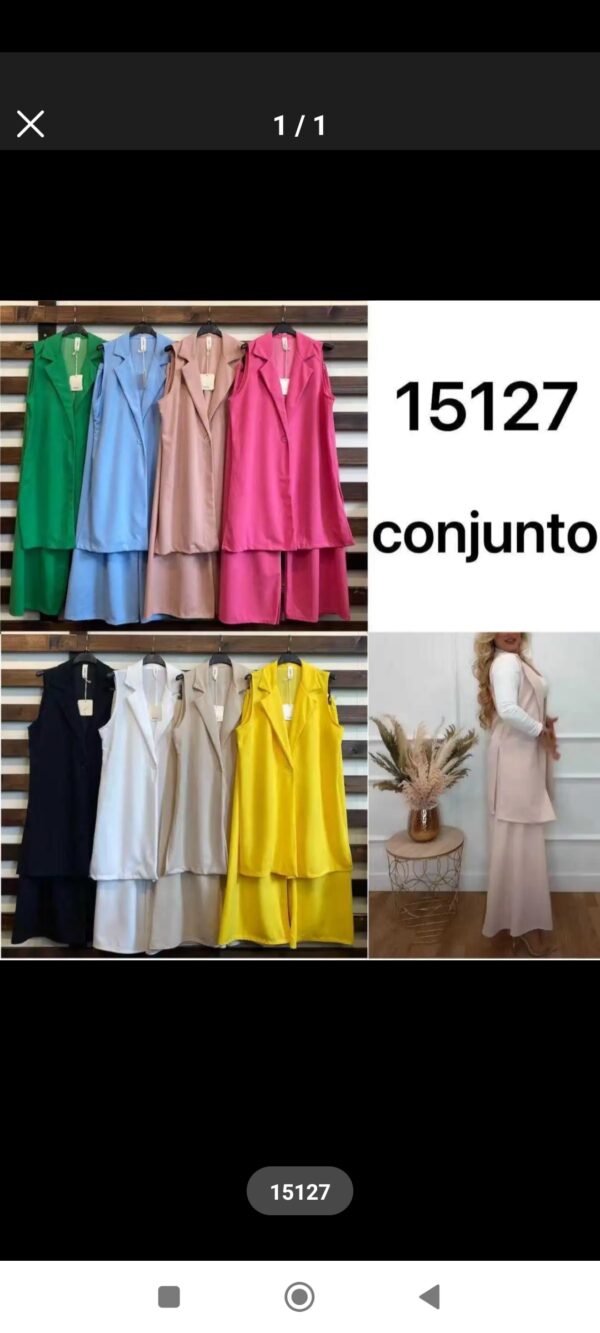 Conjunto chaleco 3 colores - Imagen 2