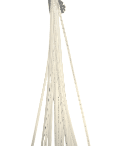 [LIQUIDACIÓN] TUBO TERMORRETRACTIL 9 a 4,5 MM BLANCO