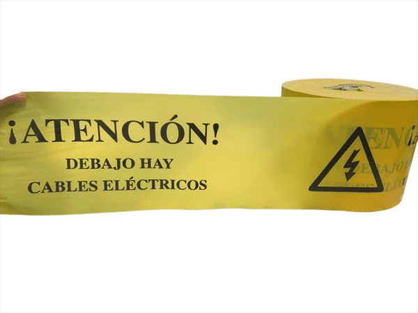 Cinta señalizadora peligro electrico