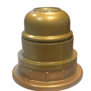 [LIQUIDACIÓN] Portalampara Bakelita oro E27 semiroscado