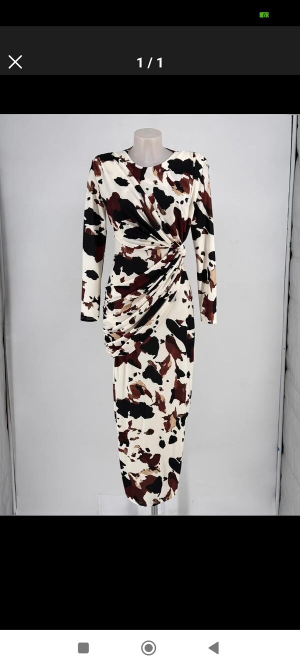 Vestido estampado vaca