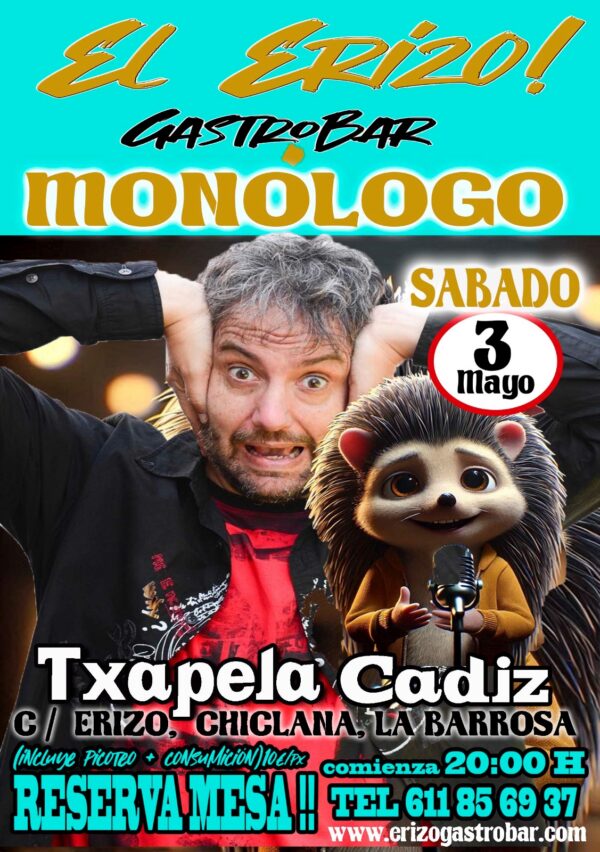 Evento Monólogo Txapela