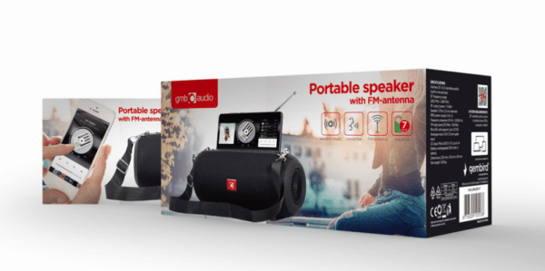 ALTAVOZ PORTATIL GEMBIRD SPK-BT-17 CON RADIO - Imagen 2