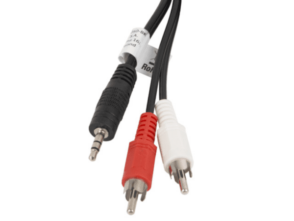 CONEXION JACK35SM 2RCAM 5MT