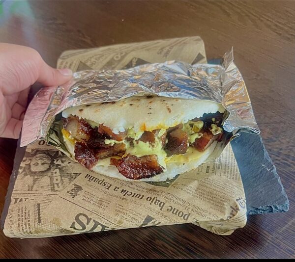 Arepa rellena de Ternera
