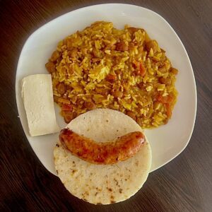 Calentado de Frijoles con Chorizo