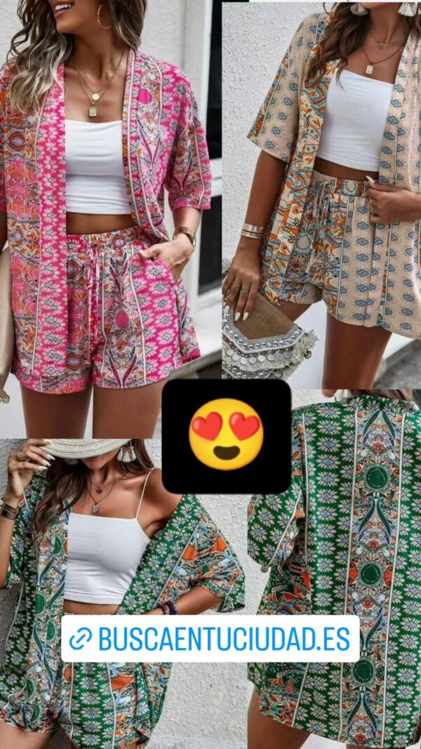 Conjunto Tropical 3 colores