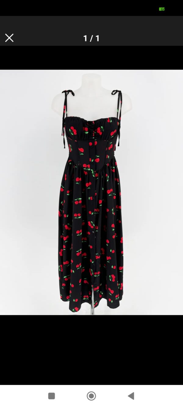 Vestido cerezas