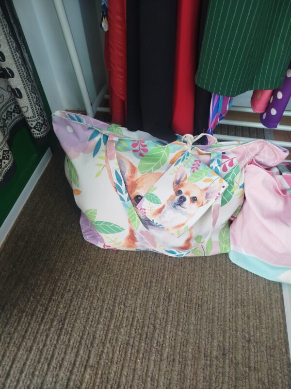 Bolsos de playa con estampado de perros - Imagen 2