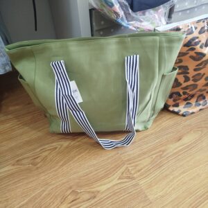 Bolso de playa con asas de rallas varios colores